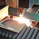 Фотосъемка лазерной резки изделий и производства металлоконструкций
